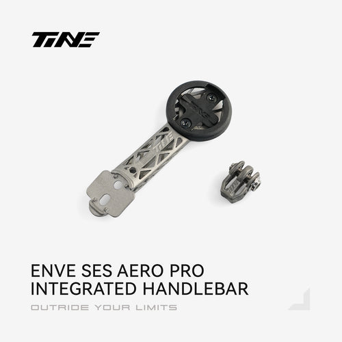 TiNE ENVE SES AERO PRO titanium bicycle computer mount with4. TiNE ENVE SES AERO PRO titanium bicycle computer mount on digital scale