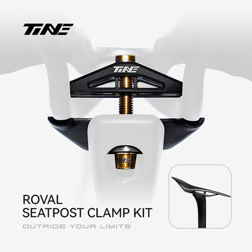 Specialized Roval/S-Works carbon seatpost balance kit with titanium clamp components