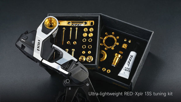 SRAM RED XPLR Titanium Bolt Kit and Shifter Screw Upgrade Combo