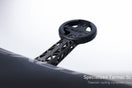 Bike Computer Mount — 3D-Printed Titanium 8.8g + Detachable Under-Hang