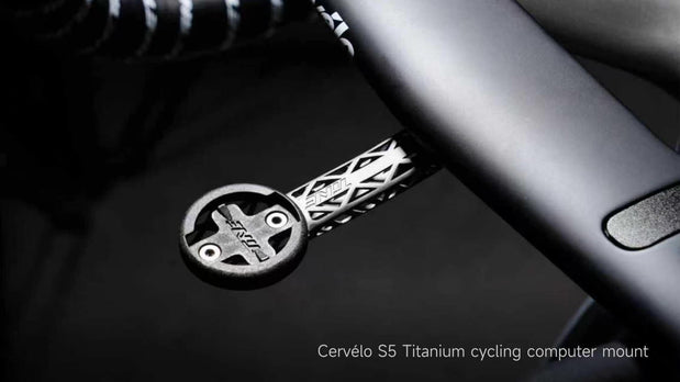Cervelo S5 Titanium Computer Mount TiNE 11.39 g + 3.8 g Under-Mount