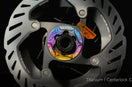 Disc Center Lock Cap Inner 4.6 g Titanium — Center Lock Only, No Six-Bolt