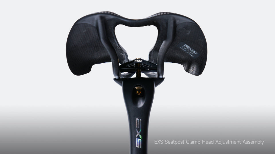 TiNE EXS Aerover seatpost clamp assembly - lightweight titanium design