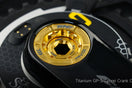 GP-3 Cybrei Titanium Crank Cap 12.1g Smallest Saving Biggest Visual Impact