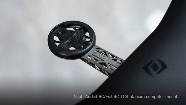 TiNE Scott Addict RC/Foil RC ultra-light titanium computer mount