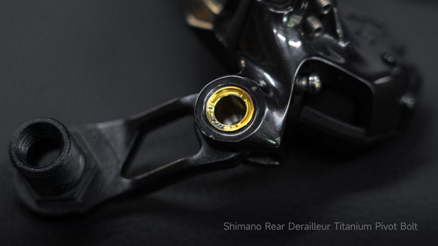TiNE Shimano rear derailleur titanium pivot bolt
