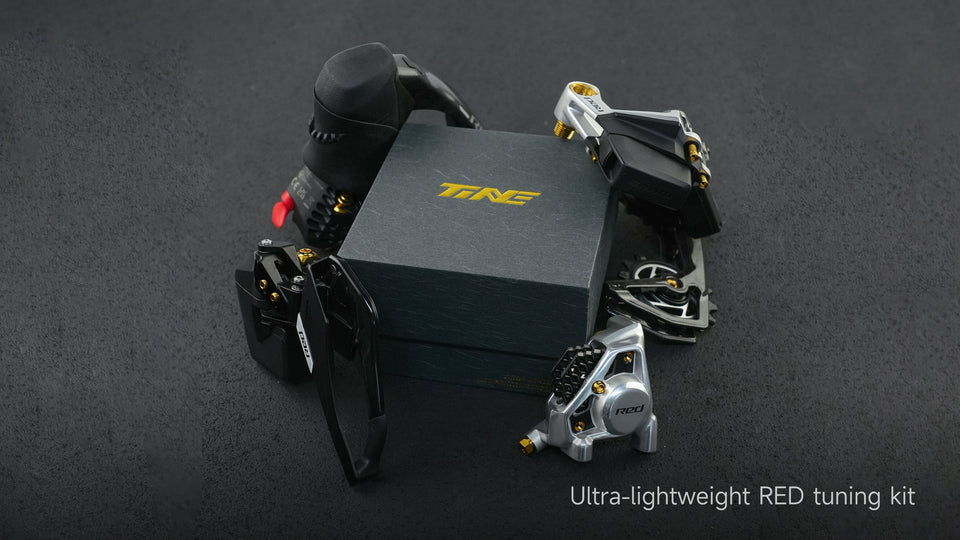 TiNE SRAM RED AXS ultra-light titanium bolt kit components