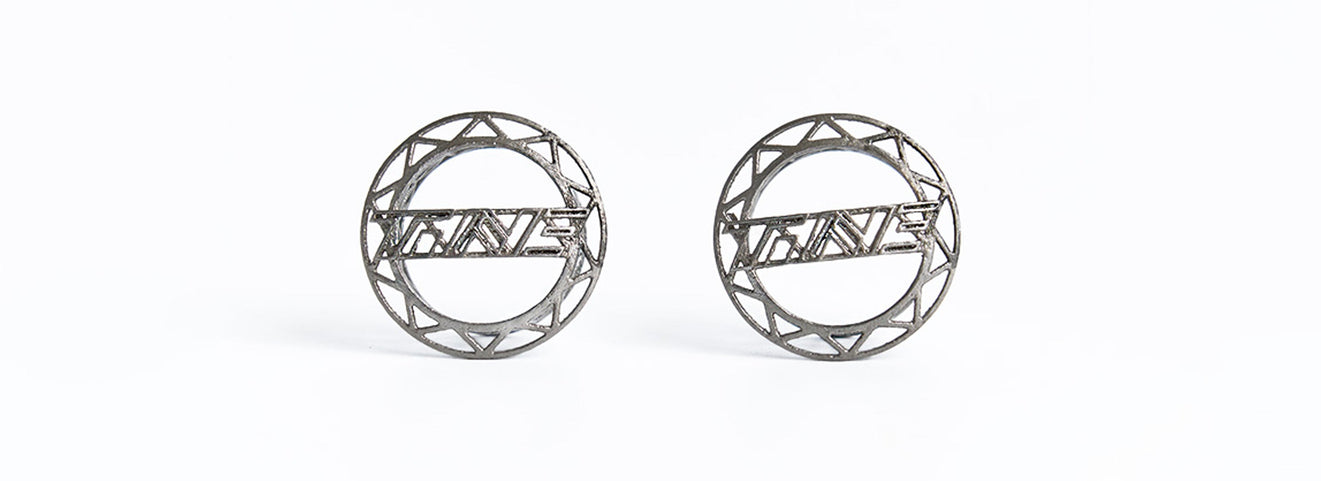 Titanium Bar Plugs 3g Pair Lightest TiNE Component Hex Star Cutout