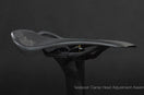 TiNE V5RS titanium saddle clamp on Selle Italia saddle, lightweight design