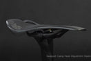TiNE V5RS titanium saddle clamp on Selle Italia saddle, lightweight design