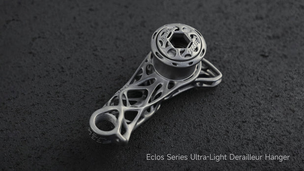 Eclos UDH titanium derailleur hanger, lightweight universal fit
