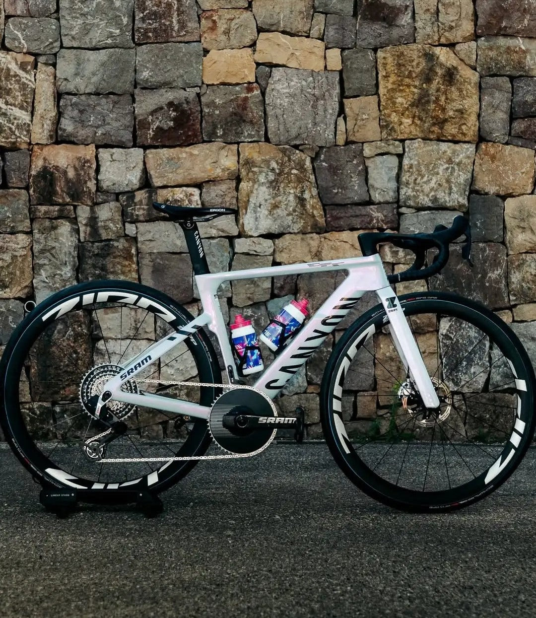 Cannondale road bike with SRAM components - titanium upgrade parts