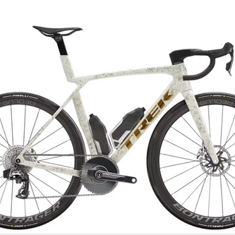 Trek road bike with refined titanium components - weight-optimized design