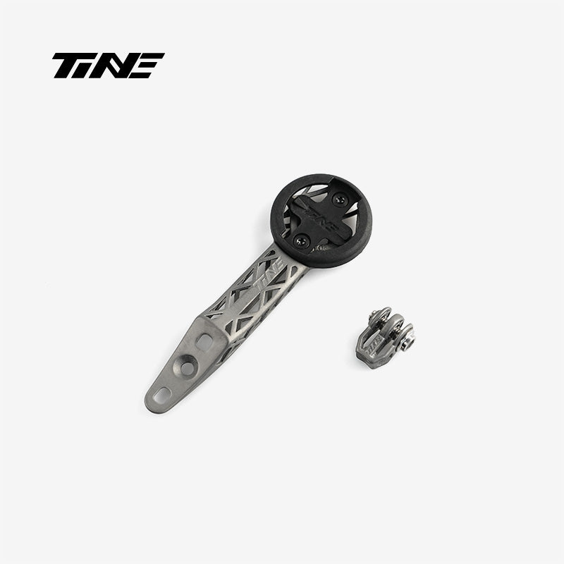 TiNE EXS AEROVER integrated handlebars | Titanium Bicycle Computer Mount