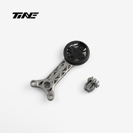 PINARELLO MOST integrated handlebars | Titanium Bicycle Computer Mount