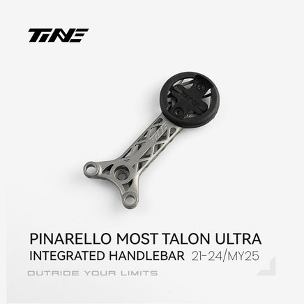 PINARELLO MOST integrated handlebars | Titanium Bicycle Computer Mount
