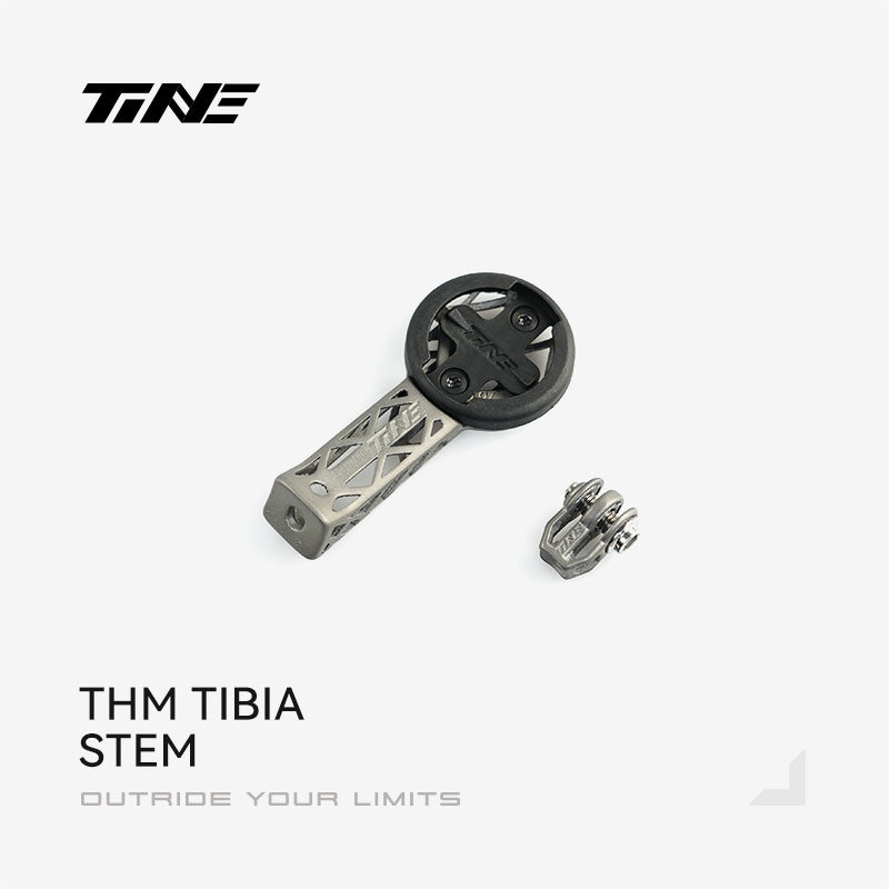 TiNE THM TIBIA handlebar stem | Titanium Bicycle Computer Mount