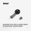 TiNE TREK Madone SLR Gen 6 Aero Drop titanium bicycle computer mount with small accessory