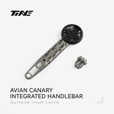 AVAIN roadbikes integrated handlebars | Titanium Bicycle Computer Mount