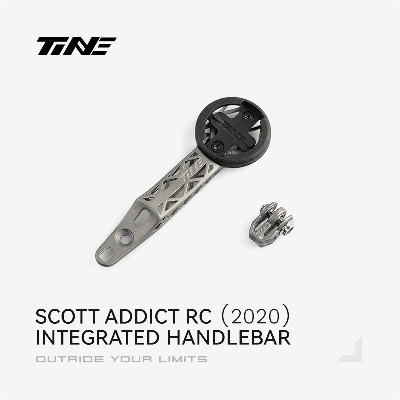 TiNE Scott addict RC (2020) | Titanium Bicycle Computer Mount