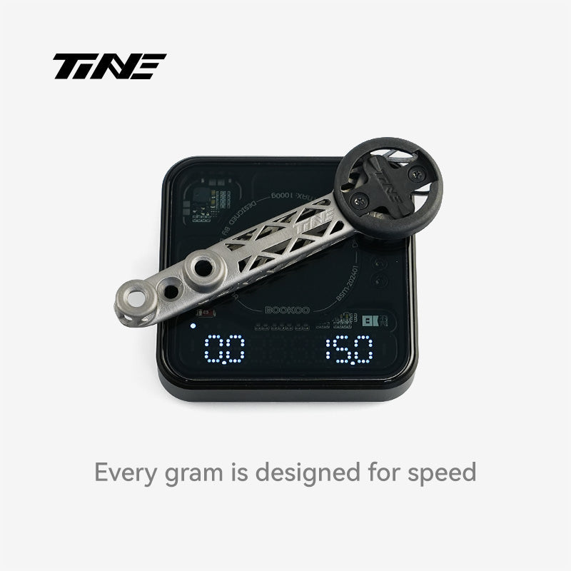 TiNE VISION Metron 5D ACR | Titanium Bicycle Computer Mount