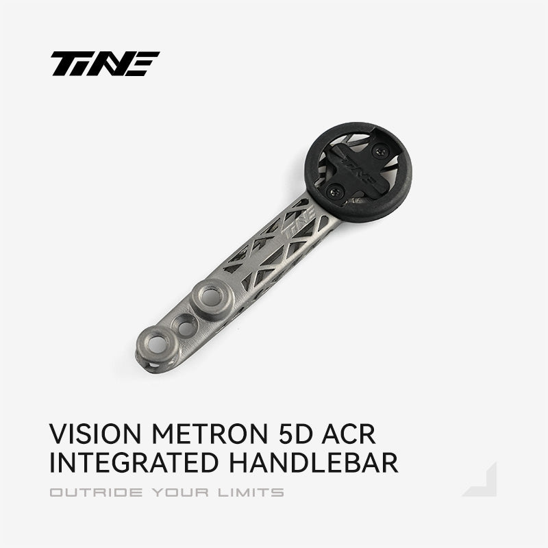 TiNE VISION Metron 5D ACR | Titanium Bicycle Computer Mount