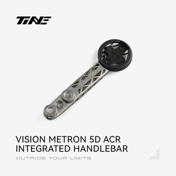 TiNE VISION Metron 5D ACR | Titanium Bicycle Computer Mount