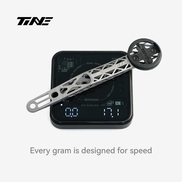 TiNE THM Frontale | Titanium Bicycle Computer Mount