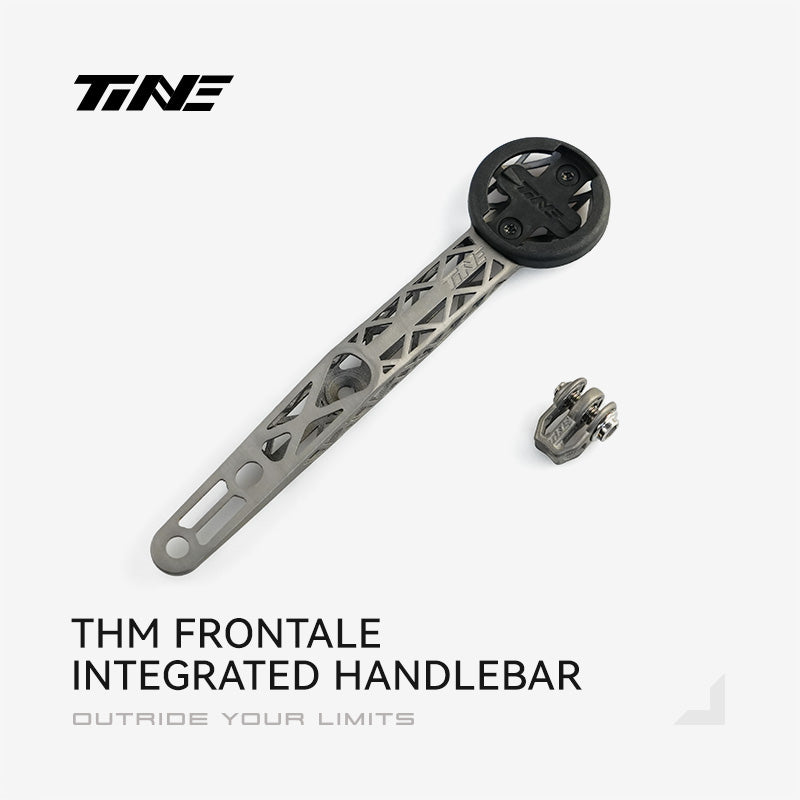 TiNE THM Frontale | Titanium Bicycle Computer Mount