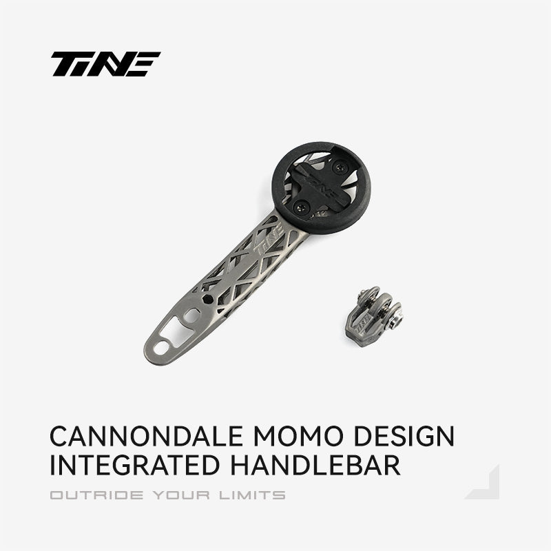TiNE Cannondale momo design | Titanium Bicycle Computer Mount
