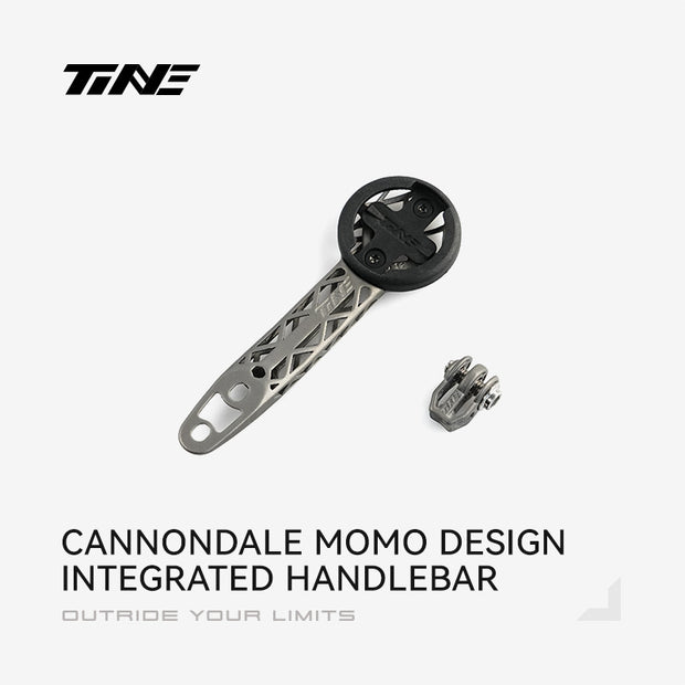 TiNE Cannondale momo design | Titanium Bicycle Computer Mount
