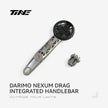 TiNE Darimo nexum drag integrated handlebar mount, titanium construction, with mounting accessory