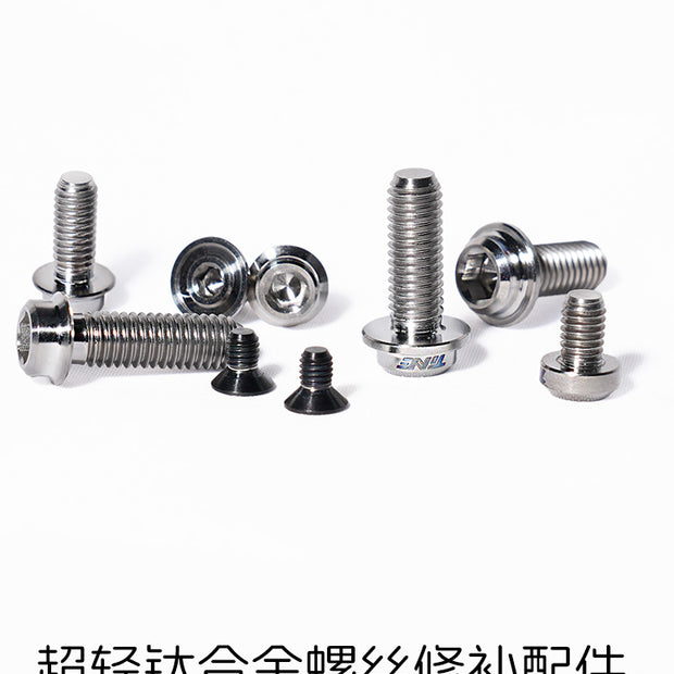 TiNE Ultralight TC4 Titanium Replacement Bolts – Bike Repair Kit Pro