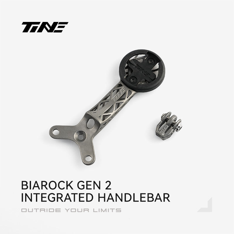 TiNE Bigrock Gen 2 | Titanium Bicycle Computer Mount
