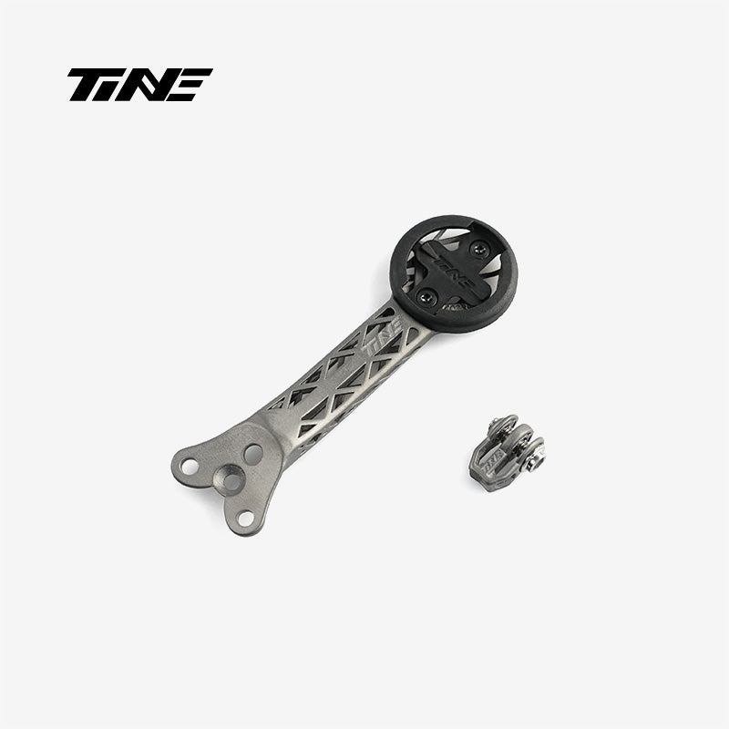 TiNE Bross zenith plume | Titanium Bicycle Computer Mount