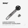 TiNE Aurum essentia titanium bicycle computer mount with lattice extension