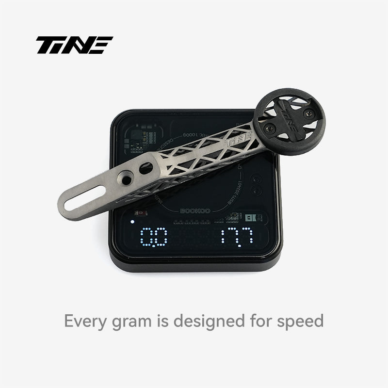 TiNE CANYON CP0018 integrated-bar handlebars | Titanium Bicycle Computer Mount