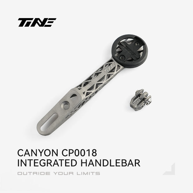 TiNE CANYON CP0018 integrated-bar handlebars | Titanium Bicycle Computer Mount
