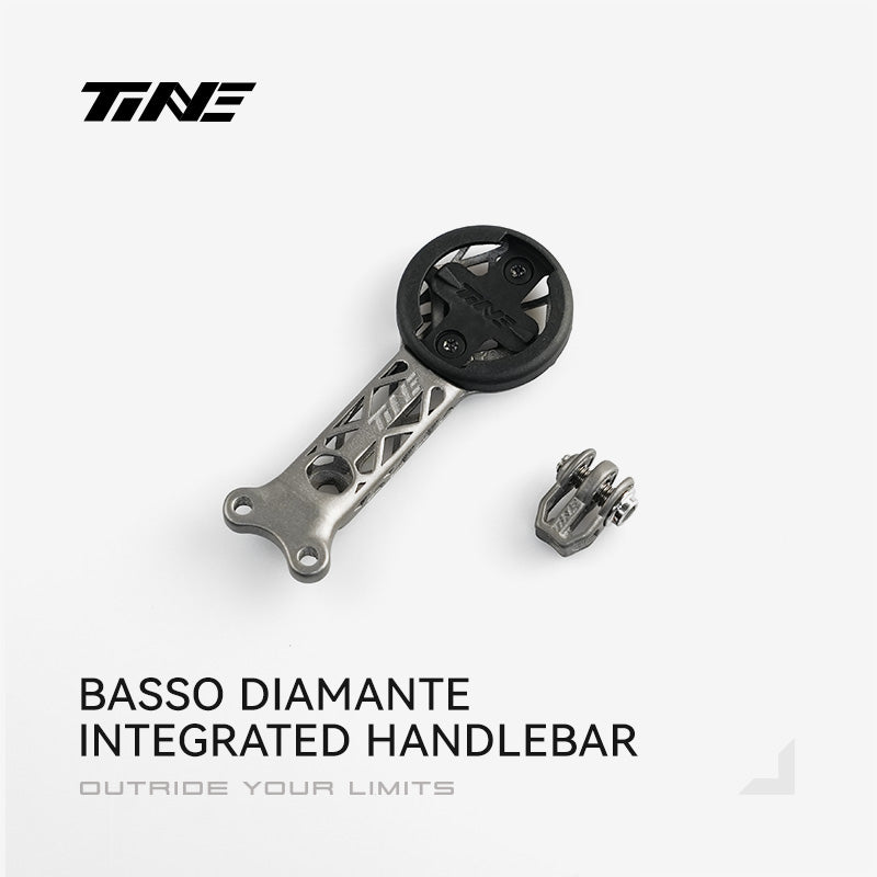 TiNE BASSO DIAMANTE | Titanium Bicycle Computer Mount