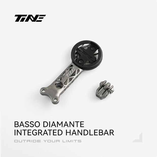 TiNE BASSO DIAMANTE | Titanium Bicycle Computer Mount
