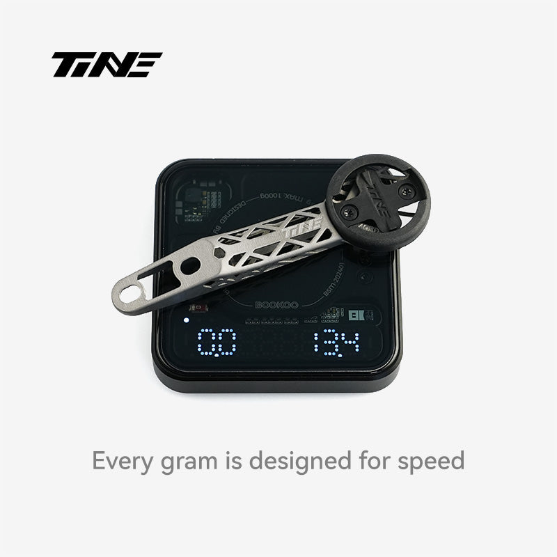 TiNE VISION METRON 5D EVO | Titanium Bicycle Computer Mount