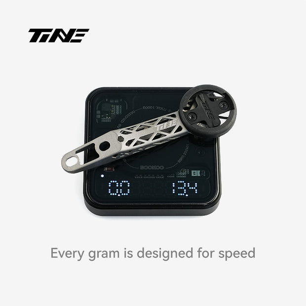 TiNE VISION METRON 5D EVO | Titanium Bicycle Computer Mount