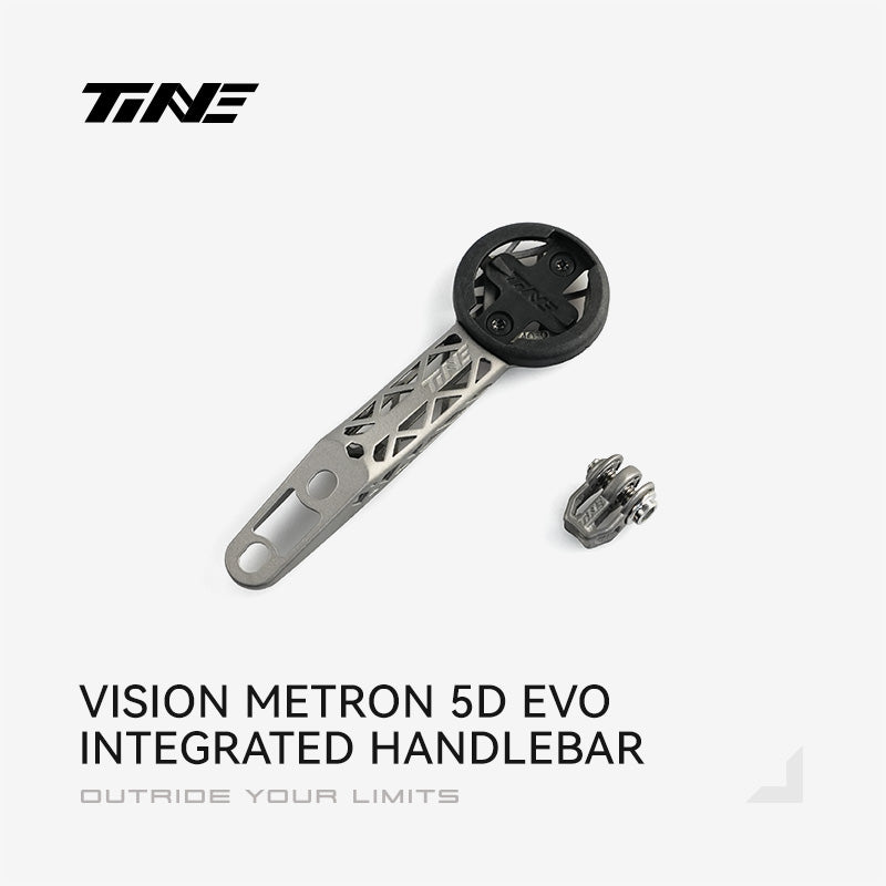 TiNE VISION METRON 5D EVO | Titanium Bicycle Computer Mount