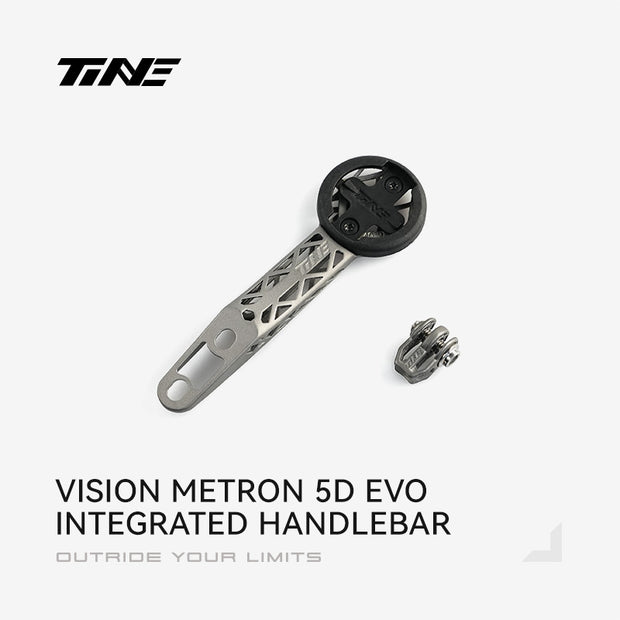 TiNE VISION METRON 5D EVO | Titanium Bicycle Computer Mount