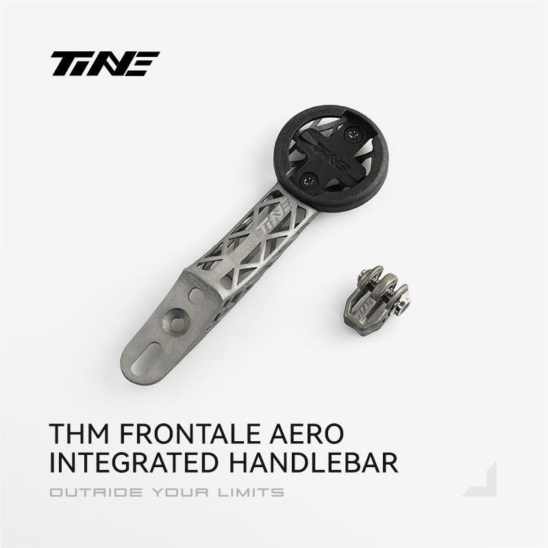 TiNE THM FRONTALE AERO | Titanium Bicycle Computer Mount