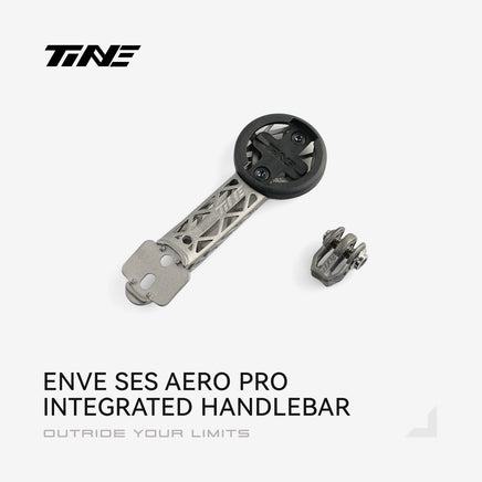 TiNE ENVE SES AERO PRO titanium bicycle computer mount with4. TiNE ENVE SES AERO PRO titanium bicycle computer mount on digital scale