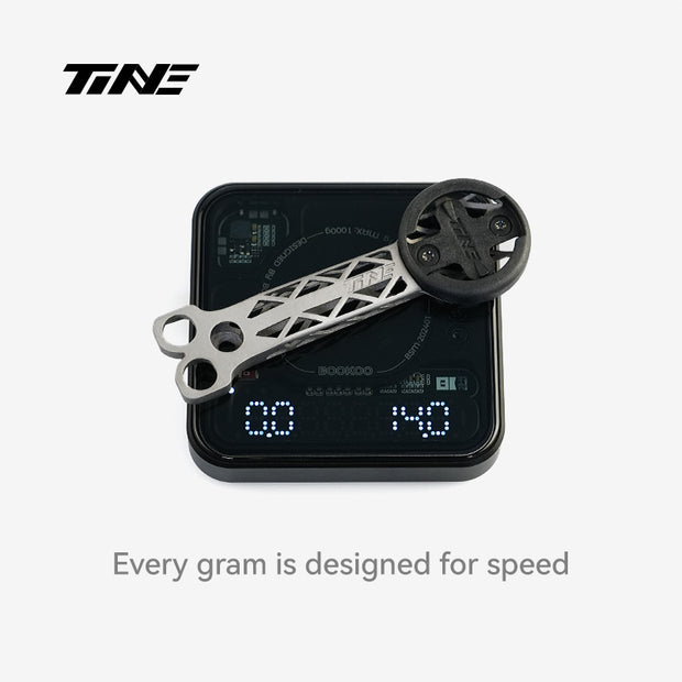 TiNE LOOK 795 BLADE RS Carbon integrated handlebars | Titanium Bicycle Computer Mount