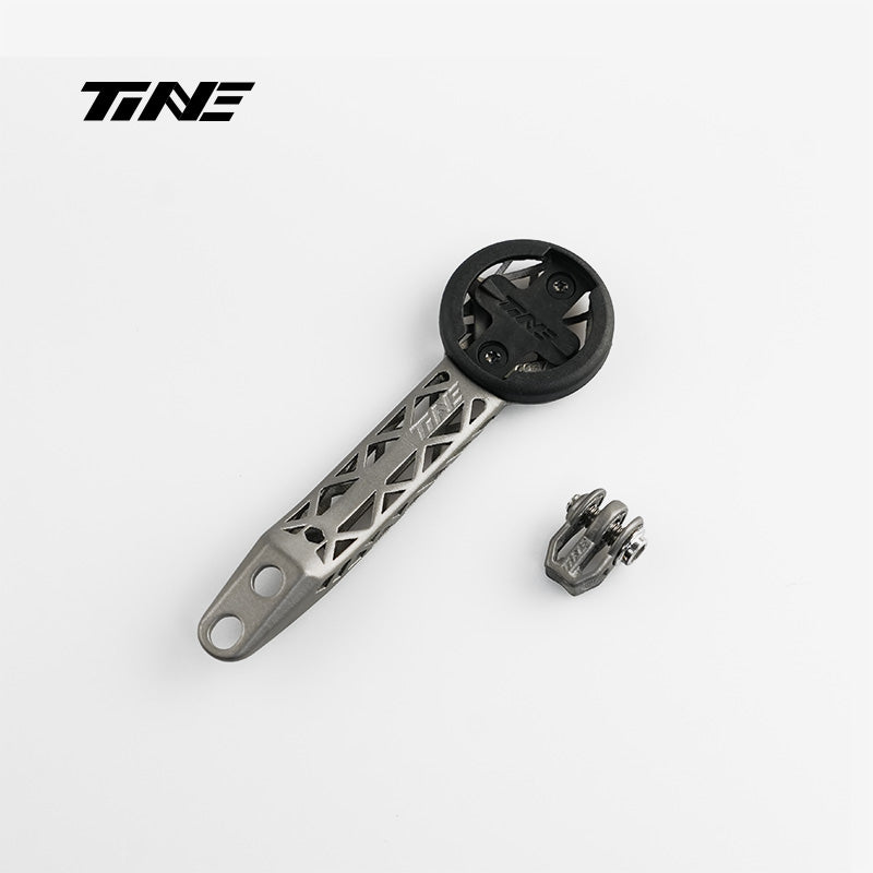 TiNE TAVELO Integrated-Bar Handlebar | Titanium Bicycle Computer Mount