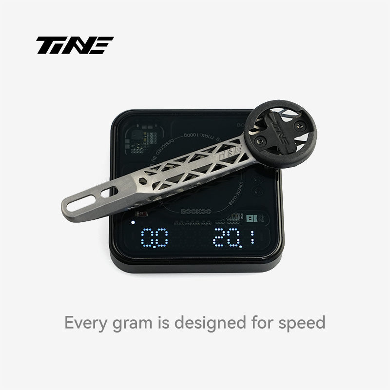 TiNE DARE V:C1 Carbon Integrated Handlebar |Titanium Bicycle Computer Mount
