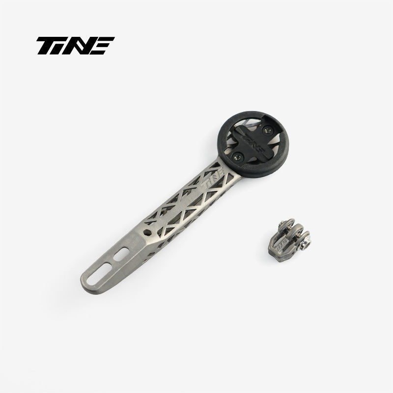 TiNE DARE V:C1 Carbon Integrated Handlebar |Titanium Bicycle Computer Mount